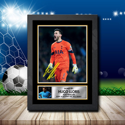 Hugo Lloris printed autograph poster print