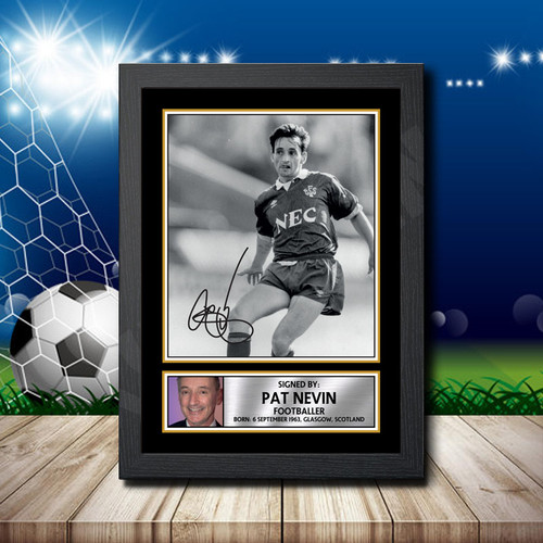 Pat Nevin printed autograph poster print