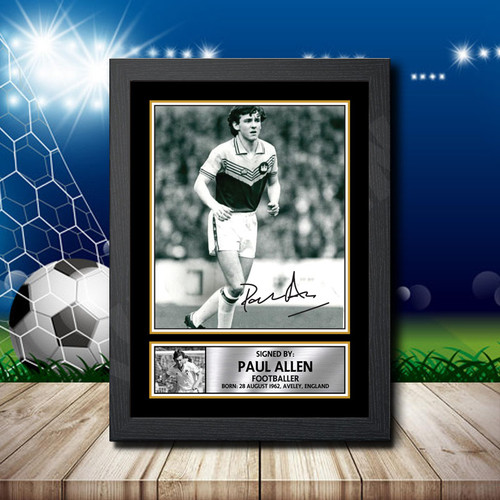Paul Allen printed autograph poster print