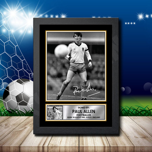 Paul Allen printed autograph poster print