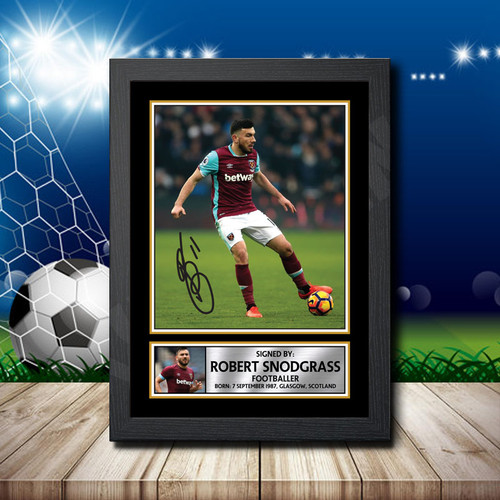 Robert Snodgrass printed autograph poster print