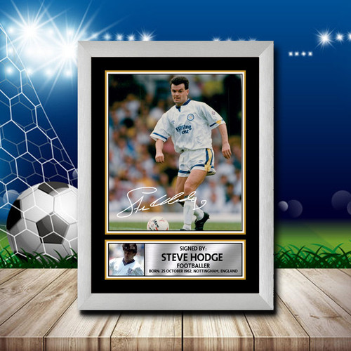 Steve Hodge printed autograph poster print - view 2