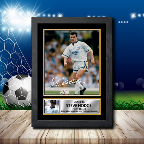 Steve Hodge printed autograph poster print