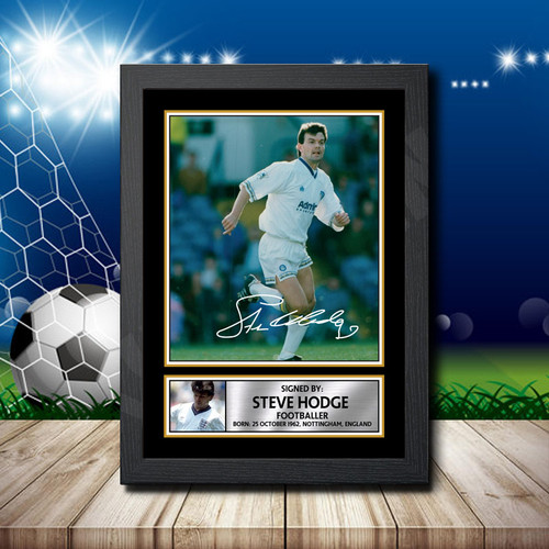 Steve Hodge printed autograph poster print