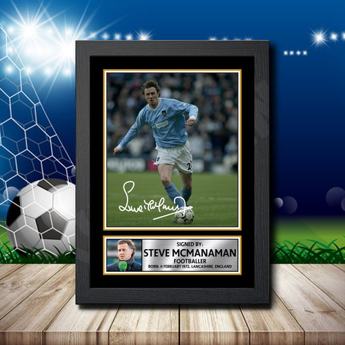 Steve Mcmanaman printed autograph poster print