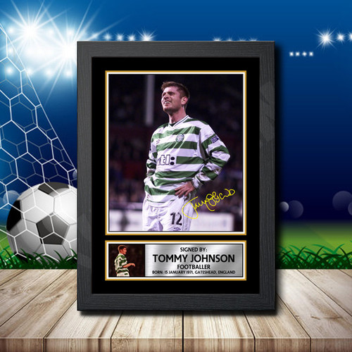 Tommy Johnson printed autograph poster print