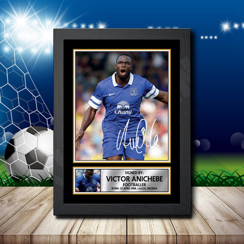 Victor Anichebe printed autograph poster print