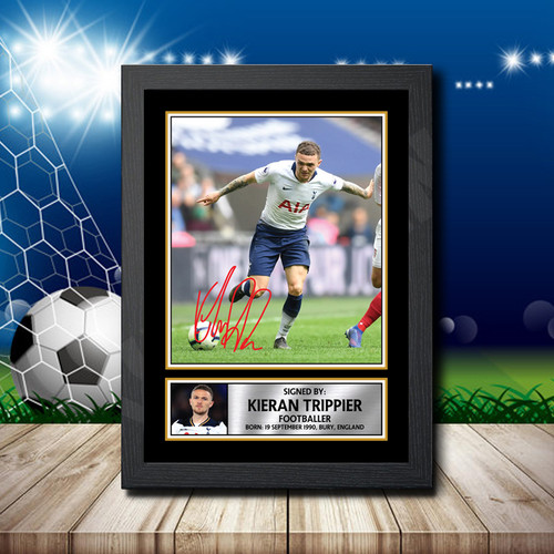 Kieran Trippier Edition 4 printed autograph poster print