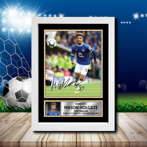 Mason Holgate printed autograph poster print - view 2