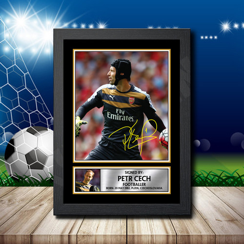 Petr Cech printed autograph poster print
