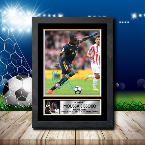 Moussa Sissoko printed autograph poster print