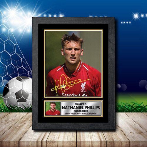 Nathaniel Phillips printed autograph poster print