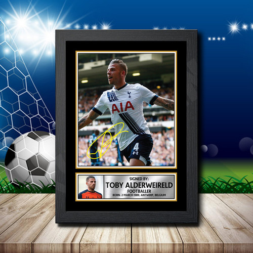 Toby Alderweireld printed autograph poster print