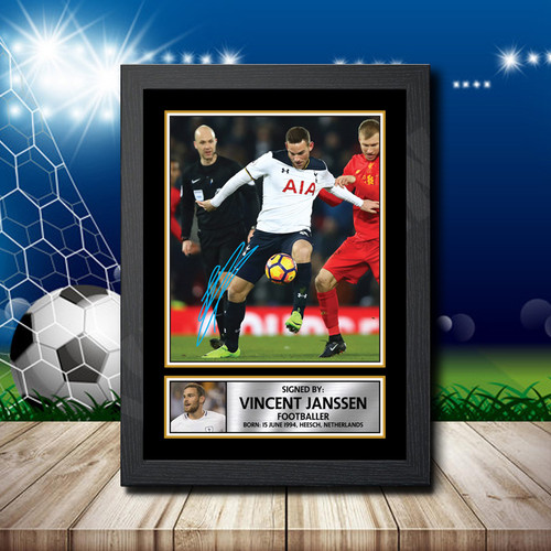 Vincent Janssen printed autograph poster print
