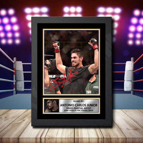 Antonio Carlos Junior printed autograph poster print