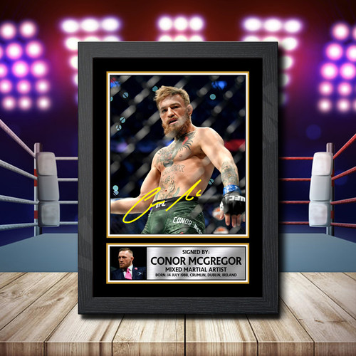 Conor Mcgregor printed autograph poster print