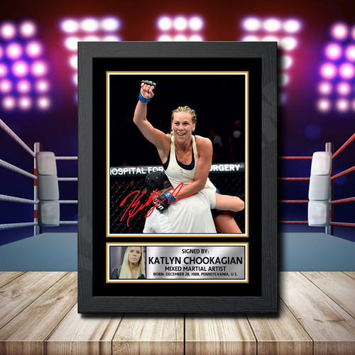 Katlyn Chookagian printed autograph poster print