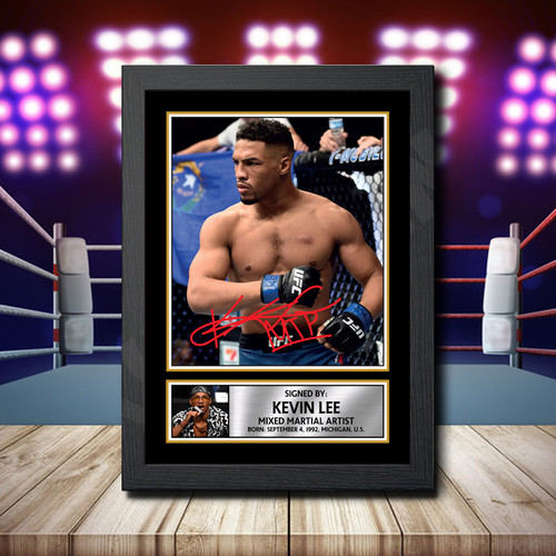 Kevin Lee printed autograph poster print