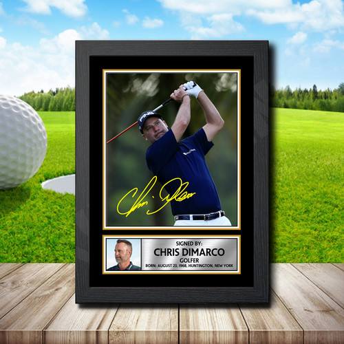 Chris Di Marco printed autograph poster print