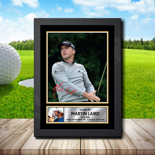Martin Laird printed autograph poster print