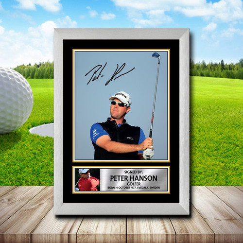 Peter Hanson printed autograph poster print - view 2
