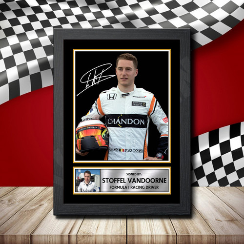 Stoffel Vandoorne Motorsport Signature printed autograph poster print