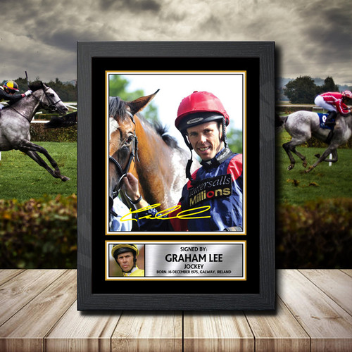 Graham Lee printed autograph poster print