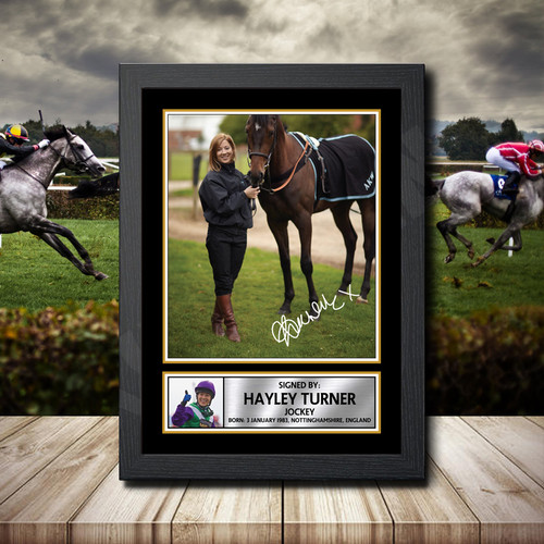 Hayley Turner printed autograph poster print
