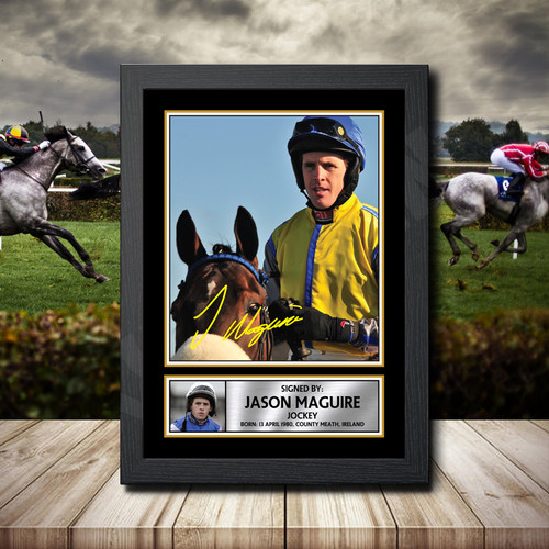 Jason Maguire printed autograph poster print