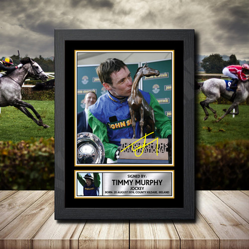 Timmy Murphy printed autograph poster print
