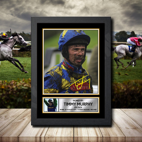 Timmy Murphy printed autograph poster print