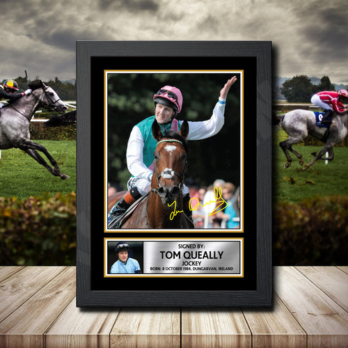 Tom Queally printed autograph poster print
