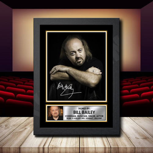 Bill Bailey 2 printed autograph poster print