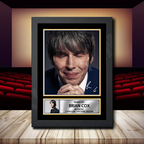 Brian Cox printed autograph poster print
