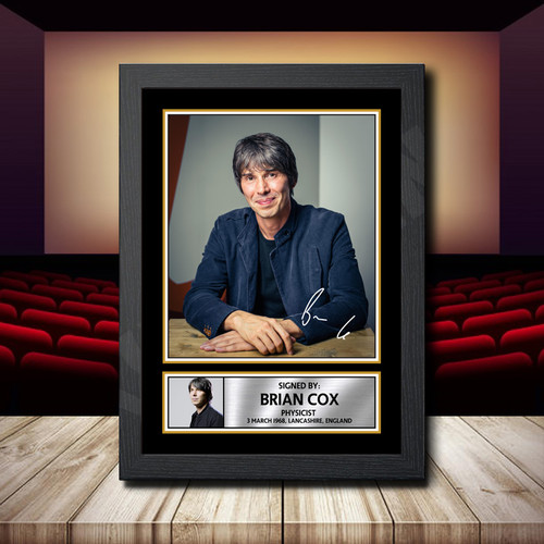 Brian Cox 2 printed autograph poster print