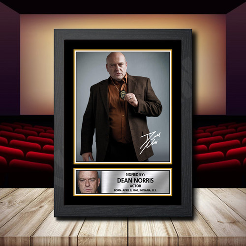 Dean Norris printed autograph poster print