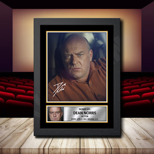 Dean Norris 2 printed autograph poster print