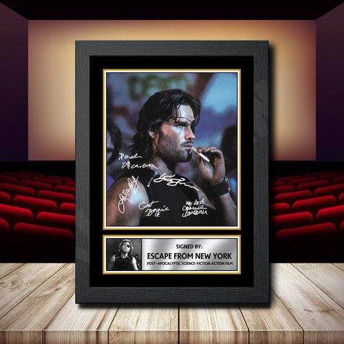 Escape From New York printed autograph poster print