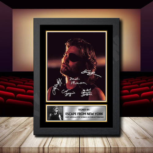 Escape From New York 2 printed autograph poster print