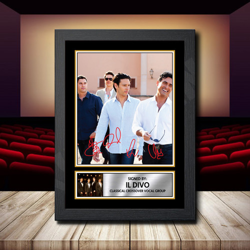 Il Divo printed autograph poster print