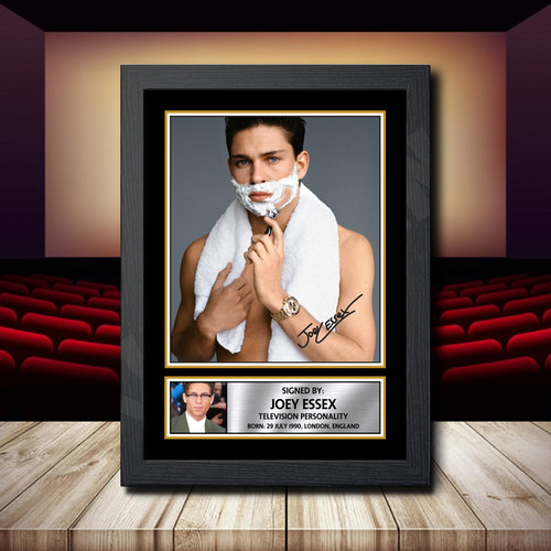 Joey Essex 2 printed autograph poster print