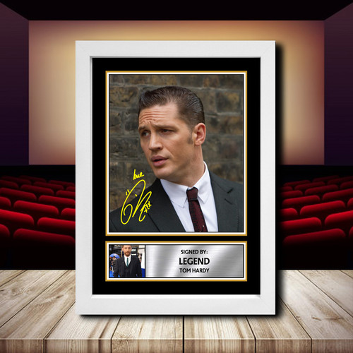 Legend Tom Hardy 2 printed autograph poster print - view 2