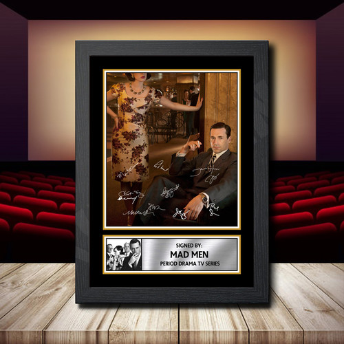 Mad Men printed autograph poster print