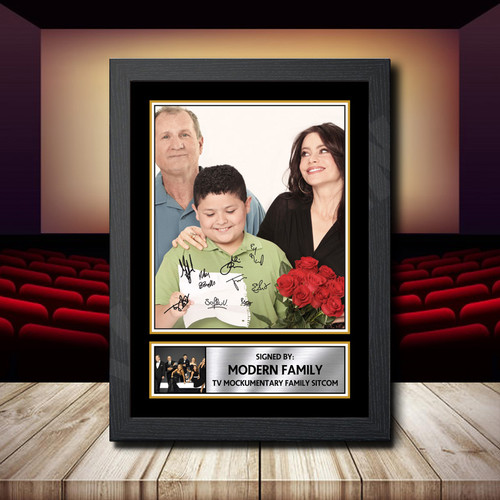 Modern Family 2 printed autograph poster print