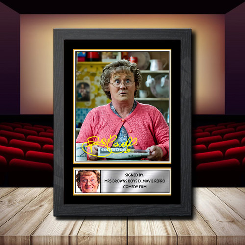 Mrs Browns Boys D Movie Repro 2 printed autograph poster print