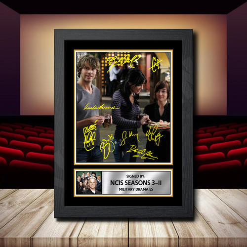 Ncis Seasons 3–11 2 printed autograph poster print