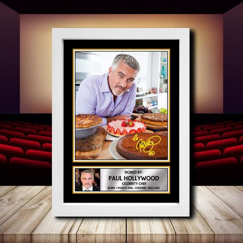 Paul Hollywood printed autograph poster print - view 2