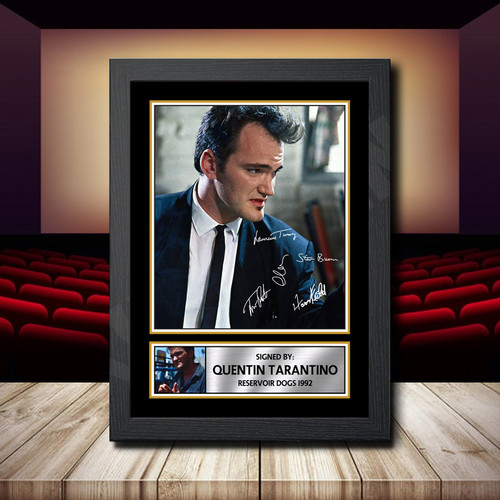 Quentin Tarantino Reservoir Dogs 1992 printed autograph poster print