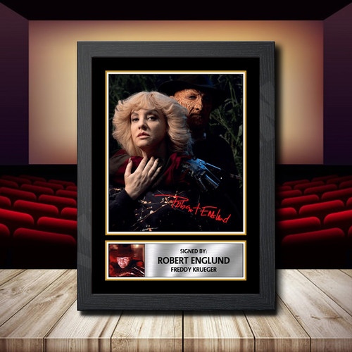 Robert Englund Freddie Kruger printed autograph poster print