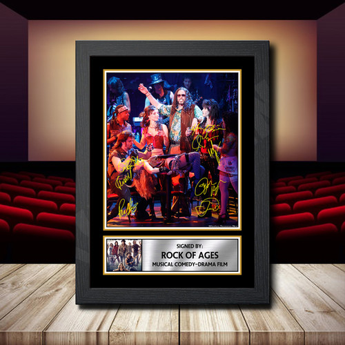 Rock Of Ages printed autograph poster print